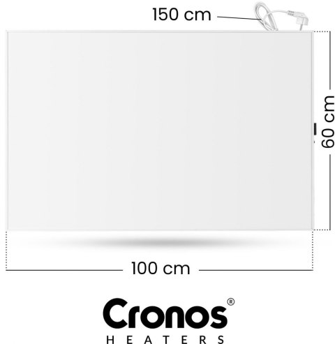 Panel grzewczy IR CRONOS Synthelith PRO CRP-600TWP TUYA white Panel grzewczy IR CRONOS Synthelith PRO CRP-600TWP TUYA white