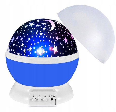Projektor gwiazd star master koło lampka nocna Projektor gwiazd star master koło lampka nocna