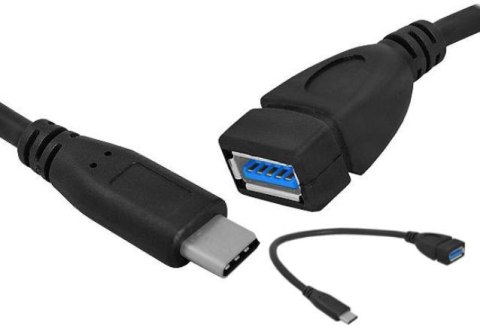 Przejściówka Adapter gniazdo USB-C na USB-A Przejściówka Adapter gniazdo USB-C na USB-A