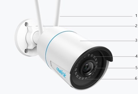 Kamera IP WiFi Reolink RLC-510WA 5Mpix P2P IR 30m Kamera IP WiFi Reolink RLC-510WA 5Mpix P2P IR 30m