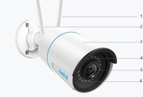 Kamera IP WiFi Reolink RLC-510WA 5Mpix P2P IR 30m Kamera IP WiFi Reolink RLC-510WA 5Mpix P2P IR 30m
