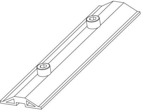 Łącznik szyny montazowej boczny do szyn 30x50, 31x50, 40x80, CORAB Y_L0001 Łącznik szyny montazowej boczny do szyn 30x50, 31x50, 40x80, CORAB Y_L0001