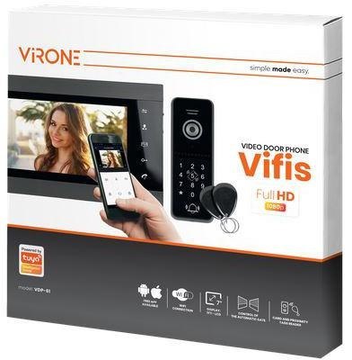 WIDEODOMOFON WI-FI VIRONE VDP-61FHDZD/B