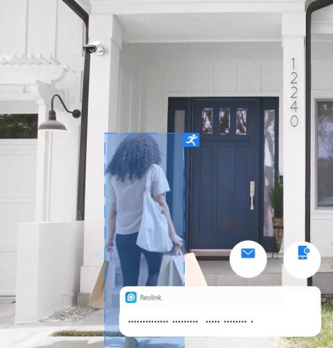 Kamera IP Reolink DUO Akumulatorowa bezprzewodowa z podwójnym obiektywem WiFi