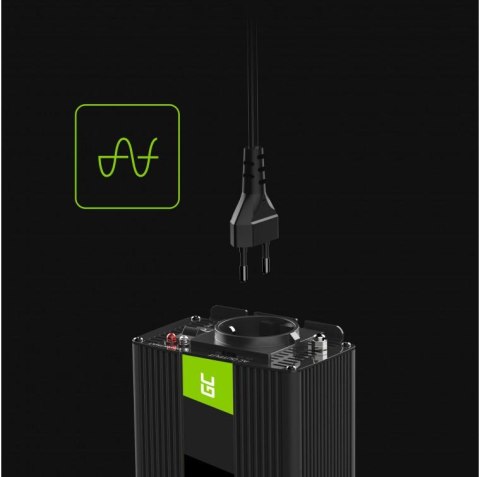 PRZETWORNICA NAPIĘCIA INWERTER Green Cell 12V -> 230V 150W/300W CZYSTA SINUSOIDA INV29 PRZETWORNICA NAPIĘCIA INWERTER Green Cell 12V -> 230V 150W/300W CZYSTA SINUSOIDA INV29