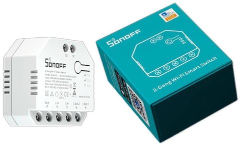 SONOFF sterownik 2-kanałowy roletowy 10A WiFi DUAL R3 LITE SONOFF sterownik 2-kanałowy roletowy 10A WiFi DUAL R3 LITE