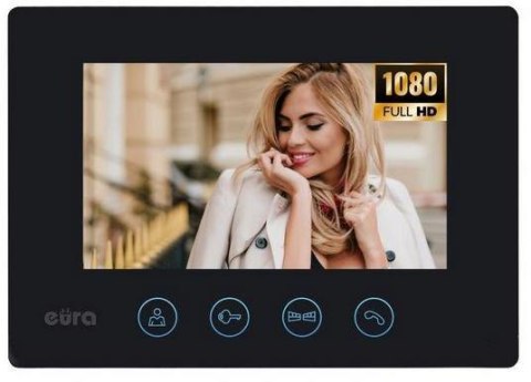 WIDEODOMOFON EURA VDP-90A3 DELTA + czarny monitor