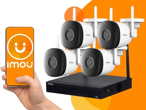 ZESTAW IMOU WI-FI KIT/NVR1104HS-W-S2-CE-1T/4-F22P-0280B ZESTAW IMOU WI-FI KIT/NVR1104HS-W-S2-CE-1T/4-F22P-0280B