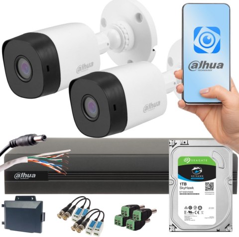 ZESTAW MONITORINGU DAHUA COOPER XVR 16CH+HDD+2 X KAMERA TUBA 2MPX ZESTAW MONITORINGU DAHUA COOPER XVR 16CH+HDD+2 X KAMERA TUBA 2MPX