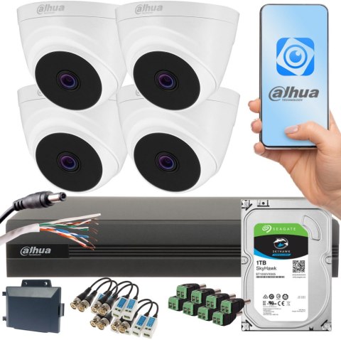ZESTAW MONITORINGU DAHUA COOPER XVR 16CH+HDD+4 X KAMERA KOPUŁOWA 2MPX ZESTAW MONITORINGU DAHUA COOPER XVR 16CH+HDD+4 X KAMERA KOPUŁOWA 2MPX