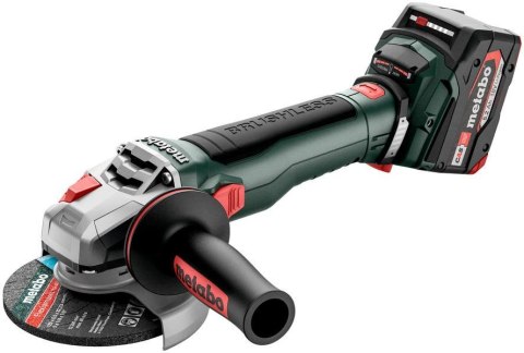 Akumulatorowa szlifierka kątowa Metabo WB 18 LT BL 11-125 Quick 2 x 5,2Ah ładowarka Akumulatorowa szlifierka kątowa Metabo WB 18 LT BL 11-125 Quick 2 x 5,2Ah ładowarka