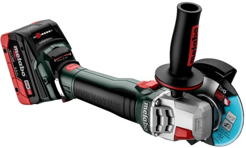 Akumulatorowa szlifierka kątowa Metabo WB 18 LT BL 11-125 Quick 2 x 5,2Ah ładowarka Akumulatorowa szlifierka kątowa Metabo WB 18 LT BL 11-125 Quick 2 x 5,2Ah ładowarka