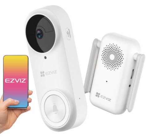 DZWONEK BEZPRZEWODOWY WIFI EZVIZ DB2 2K (3MP) DZWONEK BEZPRZEWODOWY WIFI EZVIZ DB2 2K (3MP)
