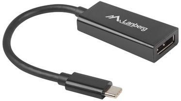 ADAPTER USB-C (M) 3.1->DISPLAYPORT (F) NA KABLU 15CM CZARNY