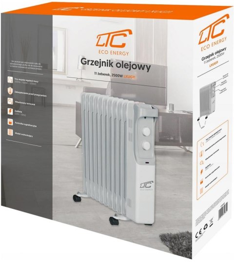 GRZEJNIK OLEJOWY 11 ŻEBEREK 2500W LTC LXUG11 GRZEJNIK OLEJOWY 11 ŻEBEREK 2500W LTC LXUG11