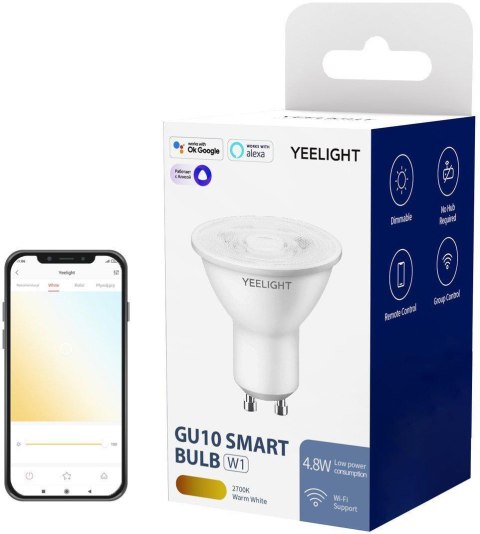 Inteligentna żarówka Yeelight W1 GU10 (ściemnialna) 1szt Inteligentna żarówka Yeelight W1 GU10 (ściemnialna) 1szt