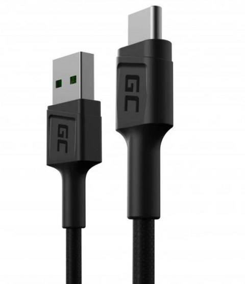 KABEL USB-A -> USB-C Green Cell POWERSTREAM 30cm ULTRA CHARGE QUICK CHARGE 3.0 KABGC25 KABEL USB-A -> USB-C Green Cell POWERSTREAM 30cm ULTRA CHARGE QUICK CHARGE 3.0 KABGC25