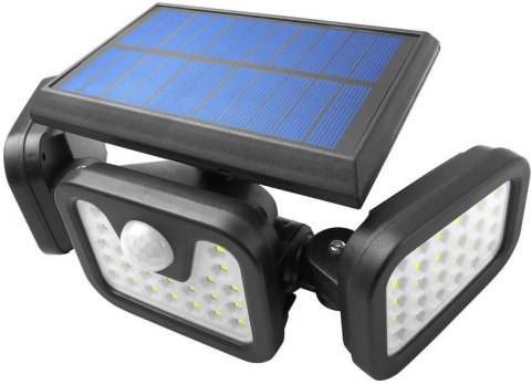 Lampa solarna LTC 74 x LED SMD, 20 W, czujnik ruchu i zmierzchu, regulacja kąta świecenia, akumulator 2400 mAh LXLL147 Lampa solarna LTC 74 x LED SMD, 20 W, czujnik ruchu i zmierzchu, regulacja kąta świecenia, akumulator 2400 mAh LXLL147