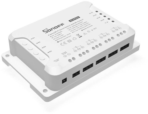 SONOFF sterownik 4-kanałowy 10A NO/NC/Beznapięciowy WiFi 4CHPROR3 SONOFF sterownik 4-kanałowy 10A NO/NC/Beznapięciowy WiFi 4CHPROR3