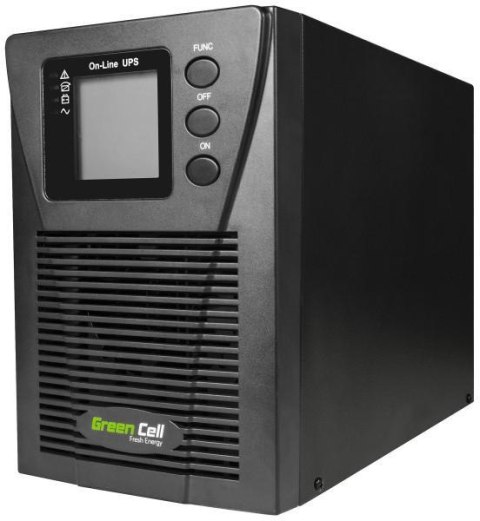 UPS ZASILACZ AWARYJNY Green Cell MPII 1000VA 900W Z WYŚWIETLACZEM LCD UPS17 UPS ZASILACZ AWARYJNY Green Cell MPII 1000VA 900W Z WYŚWIETLACZEM LCD UPS17
