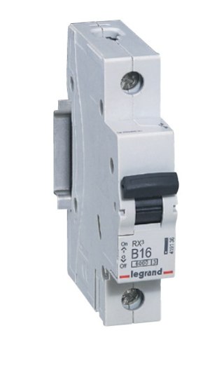 Wyłącznik nadprądowy 1P B 16A 6kA AC S301 B16 RX3, Legrand