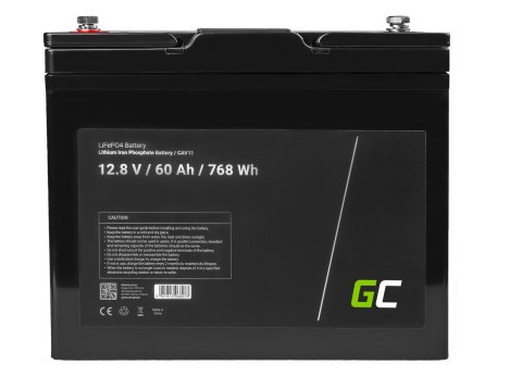 AKUMULATOR LITOWO-ŻELAZOWO-FOSFORANOWY LiFePO4 Green Cell 12V 60Ah AKUMULATOR LITOWO-ŻELAZOWO-FOSFORANOWY LiFePO4 Green Cell 12V 60Ah