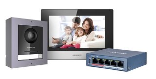 ZESTAW WIDEODOMOFONOWY DS-KIS602 Hikvision