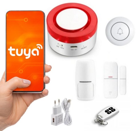 BEZPRZEWODOWY ALARM WIFI SYRENA TUYA GOOGLE ALEXA VS-H1 BEZPRZEWODOWY ALARM WIFI SYRENA TUYA GOOGLE ALEXA VS-H1