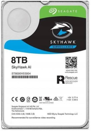 DYSK SEAGATE SkyHawk AI ST8000VE001 8TB