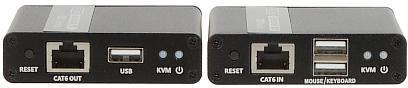 EXTENDER HDMI+USB-EX-70 obraz + myszka po skrętce EXTENDER HDMI+USB-EX-70 obraz + myszka po skrętce