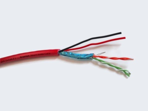 GRENTON - TF-Bus Cable, 2x0,8+(2x2x0,5), spool box 500 m. GRENTON - TF-Bus Cable, 2x0,8+(2x2x0,5), spool box 500 m.