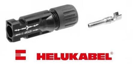 KONEKTOR PV HELUKABEL, MĘSKI WTYK, MC4 4-6mm2 KONEKTOR PV HELUKABEL, MĘSKI WTYK, MC4 4-6mm2