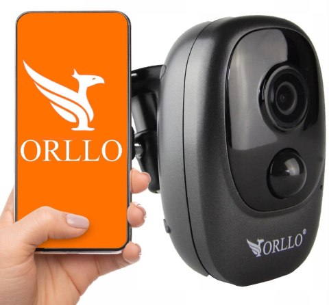 Kamera Zewnętrzna IP WiFi na Baterie Orllo POWERCAM E2 PRO BLACK Kamera Zewnętrzna IP WiFi na Baterie Orllo POWERCAM E2 PRO BLACK