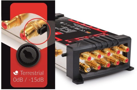 Multiswitch Opticum OMS 9/16 PRO-TRQ (Platinium Line) Multiswitch Opticum OMS 9/16 PRO-TRQ (Platinium Line)