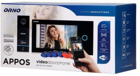 Wideodomofon ORNO OR-VID-WI-1068/B Wideodomofon ORNO OR-VID-WI-1068/B
