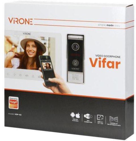 Wideodomofon Wi- Fi Virone VDP-63 VIFAR Wideodomofon Wi- Fi Virone VDP-63 VIFAR