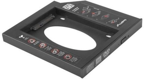 ADAPTER RAMKA NA DYSK 5.25cal->2.5cal SLIM 12.7MM HDD/SDD ADAPTER RAMKA NA DYSK 5.25cal->2.5cal SLIM 12.7MM HDD/SDD