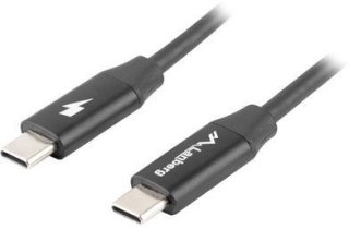 KABEL USB-C M/M 2.0 0,5M CZARNY PREMIUM QC 4.0 PD