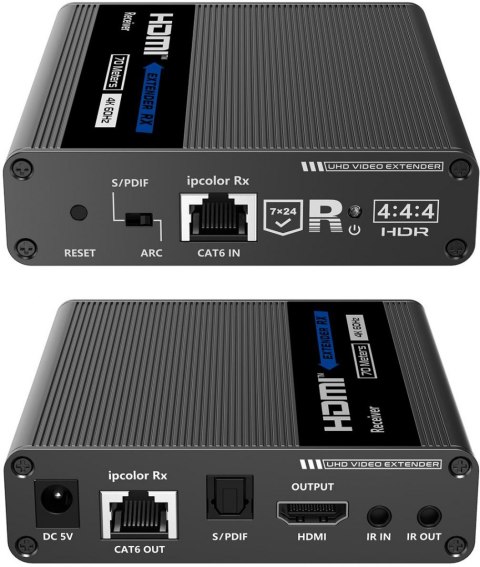 Konwerter HDMI na LAN KASKADA 4K Spacetronik IP SPH-676C - zestaw Konwerter HDMI na LAN KASKADA 4K Spacetronik IP SPH-676C - zestaw