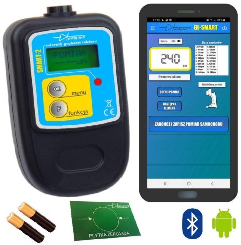 MIERNIK GRUBOŚCI LAKIERU GL-SMART-2 MIERNIK GRUBOŚCI LAKIERU GL-SMART-2