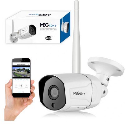 Zewnętrzna kamera IP H265 P2P Full HD METAL WIFI MBG200DW Zewnętrzna kamera IP H265 P2P Full HD METAL WIFI MBG200DW