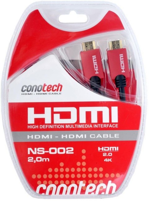 Kabel Hdmi Conotech NS-002 ver. 2.0 - 2 metry Kabel Hdmi Conotech NS-002 ver. 2.0 - 2 metry