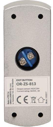 Przycisk wyjścia ORNO z podświetleniem LED, natynkowy OR-ZS-814 Przycisk wyjścia ORNO z podświetleniem LED, natynkowy OR-ZS-814