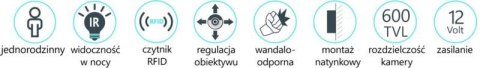 Wideodomofon VIDOS M690W S2/S50A Wideodomofon VIDOS M690W S2/S50A