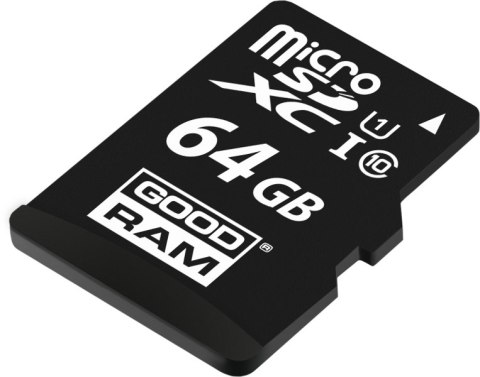 KARTA PAMIĘCI microSD GOODRAM UHS1 CL10 64GB + ADAPTER 100MB KARTA PAMIĘCI microSD GOODRAM UHS1 CL10 64GB + ADAPTER 100MB