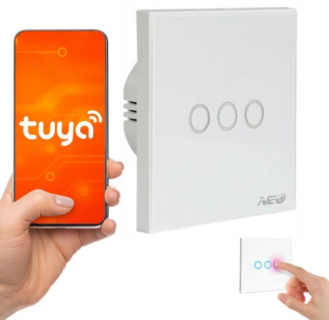 WŁĄCZNIK ŚWIATŁA 3 NEO WIFI Alexa TUYA iOS ANDROID WŁĄCZNIK ŚWIATŁA 3 NEO WIFI Alexa TUYA iOS ANDROID