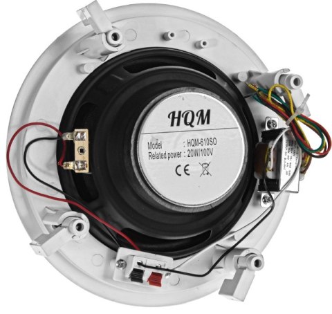 GŁOŚNIK SUFITOWY HQM-SO1625 20W 100V BIAŁY GŁOŚNIK SUFITOWY HQM-SO1625 20W 100V BIAŁY