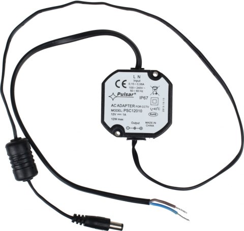 ZASILACZ IMPULSOWY HERMETYCZNY Pulsar PSC12010 12V/1,0A ZASILACZ IMPULSOWY HERMETYCZNY Pulsar PSC12010 12V/1,0A
