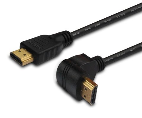 Kabel SAVIO cl-04 (HDMI M - HDMI M; 1,5m; kolor czarny) Kabel SAVIO cl-04 (HDMI M - HDMI M; 1,5m; kolor czarny)