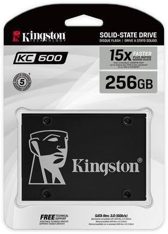 Dysk SSD KINGSTON KC600 256GB SATA3 2.5cala 550/500 MB/s Dysk SSD KINGSTON KC600 256GB SATA3 2.5cala 550/500 MB/s
